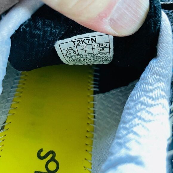 Excellent ASICS GT 2000 Black Blue Ruby Red sz 7 38 EUR - Picture 14 of 14